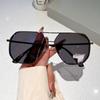 New Color-changing Glasses Large Frame Versatile Retro Anti-glare Sunglasses Outdoor Riding Driving Driving Special Sunglasses