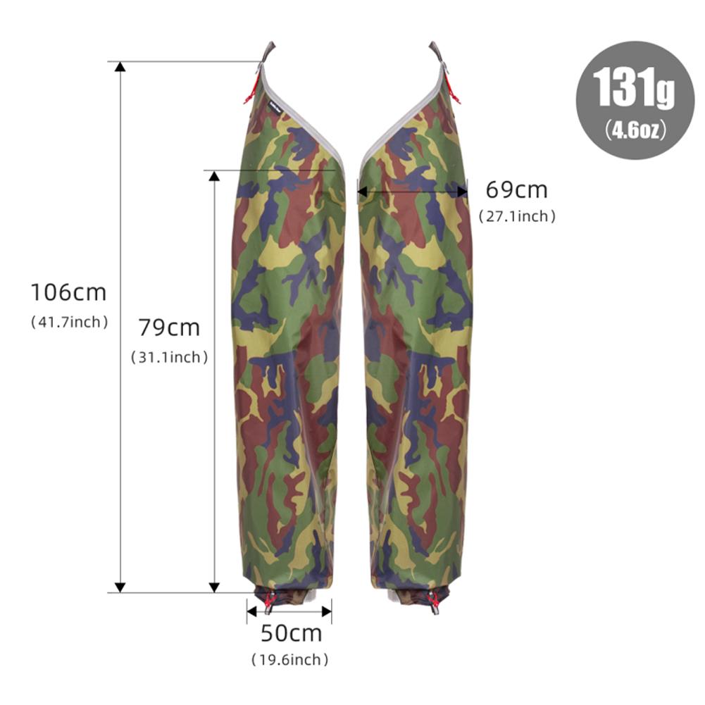 Men Women Climbing Rain Pants Waterproof Fishing Split Rain Pants Quick Pull-On Rain Pants for Outdoor Cycling Hiking Fishing