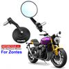 For Zontes G1 125 ZT125 G1 ZT125U ZT 125 U ZT 310X ZT310R Motorcycle Bar End Mirrors Retro Handlebar Tip Rearview CNC Aluminum