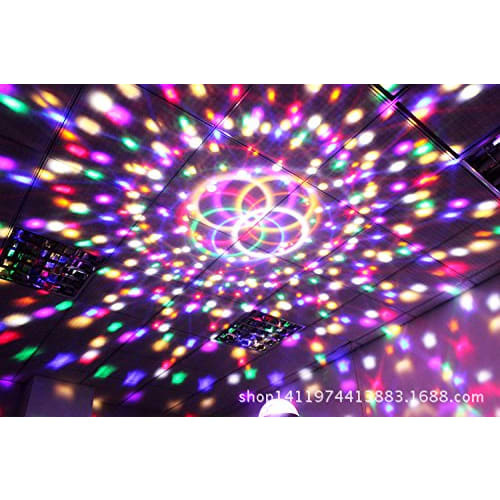 RGB LED Crystal Disco Magic Ball with Remote Control, DMX Effect, Multicolor
