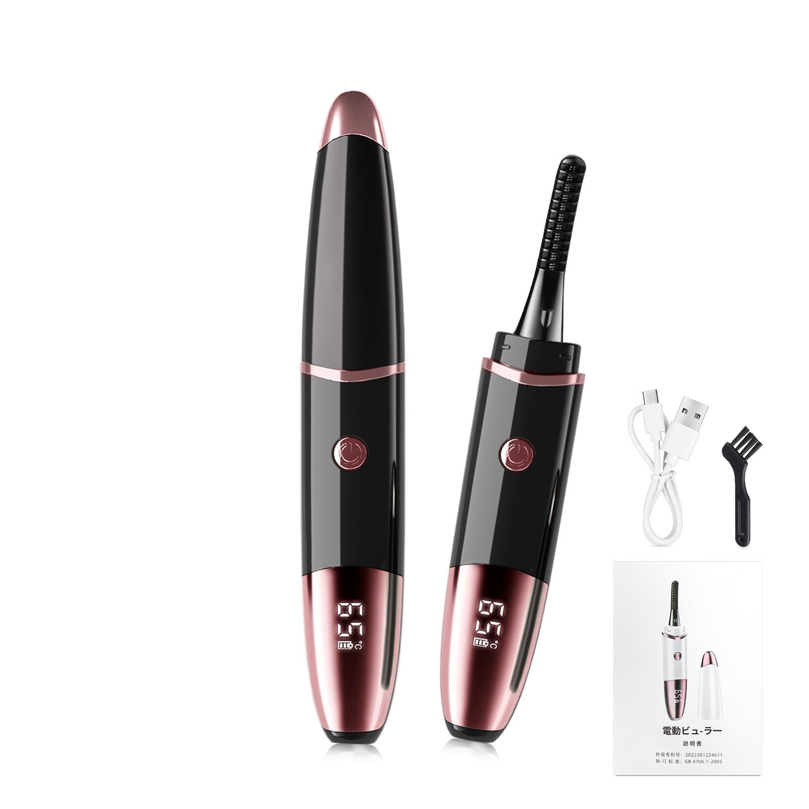 

Новый Gegoup Горячий Завиватель Ресниц Завиватель Ресниц Ожог Регулируемый Светодиодный 4 Температуры Очень Подходит для и Японская Инструкция по Эксплуатации [Обновление 2025] Завиватель,