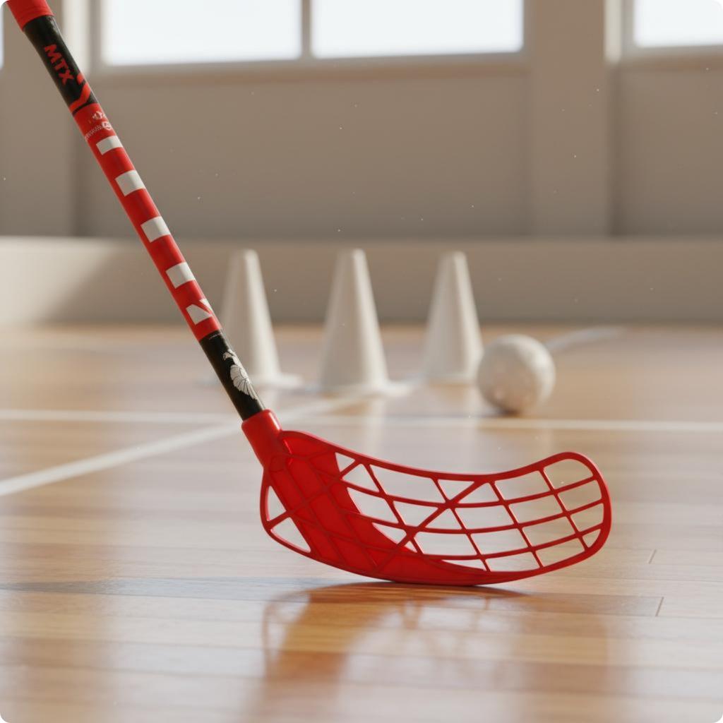 Carbon Fiber Floorball Stick Pu Grip Wrap Openwork Blade Floorball Stick