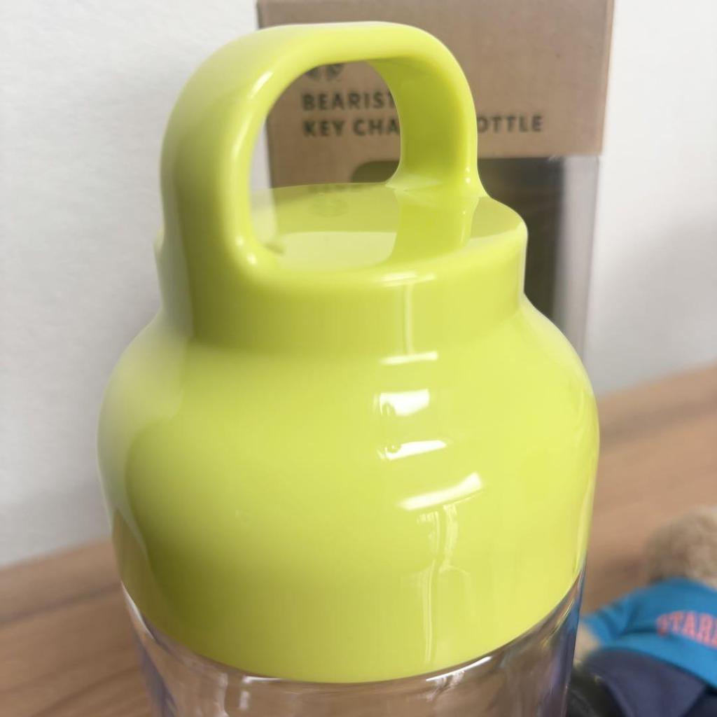 [USED] Korea Limited Edition Starbucks Water Bottle & Bearista Keychain 430ml