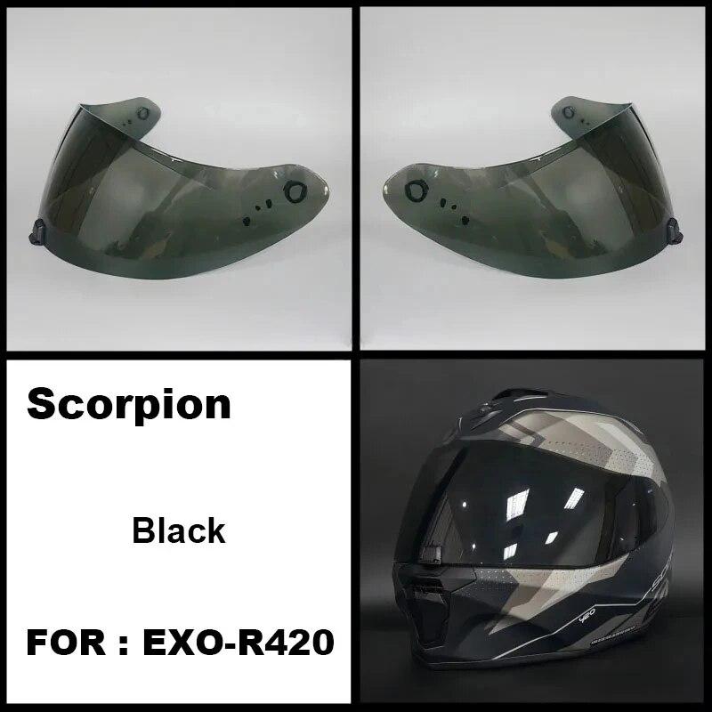 Capacete for SCORPION EXO-R420 Visor Shield Lens Motorcycle Accessories Full Face Helmet Anti-UV for SCORPION EXO-R420 Casco MotSpeed Sensors 6