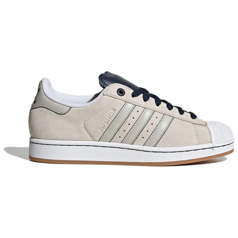 Adidas Originals Superstar 2 Abrasion Resistant Low top Skateboard Shoes Unisex White JI0132