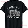 Im Not Old Classic Funny Tractor Farm T Shirt Vintage Washed Designer Clothes Casual Comfortable Breathable Homme Streetwear