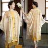 Women S Thin Ethnic Style Lace Fringe Shawl For Travel Outwear