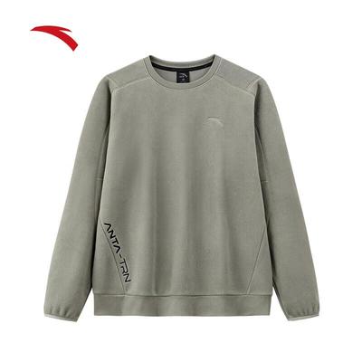 ANTA Men's Fleece-Lined Crewneck Sweatshirt