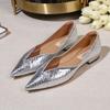 Fashion Flat Shoes for Women Spring and Autumn 2025 New Casual Pointed Toe and Thick Heel Elegant Scoop Shoes Ladies zapatillas mujer