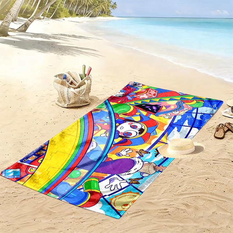 The Amazing Digital Circus2 Print Beach Towel, Large Soft Quick Dry Towel for Beach Camping Swimming