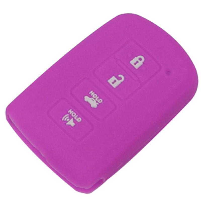 Jingyuqin 4 Buttons Car Silicone Remote Key Cover Case For Toyota Camry Avalon Rav4 Highlander 2012 2013 2014 2015