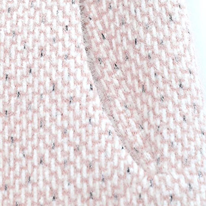 KAVON Elegantní vlněný směsový kabát s klopou, jednořadý