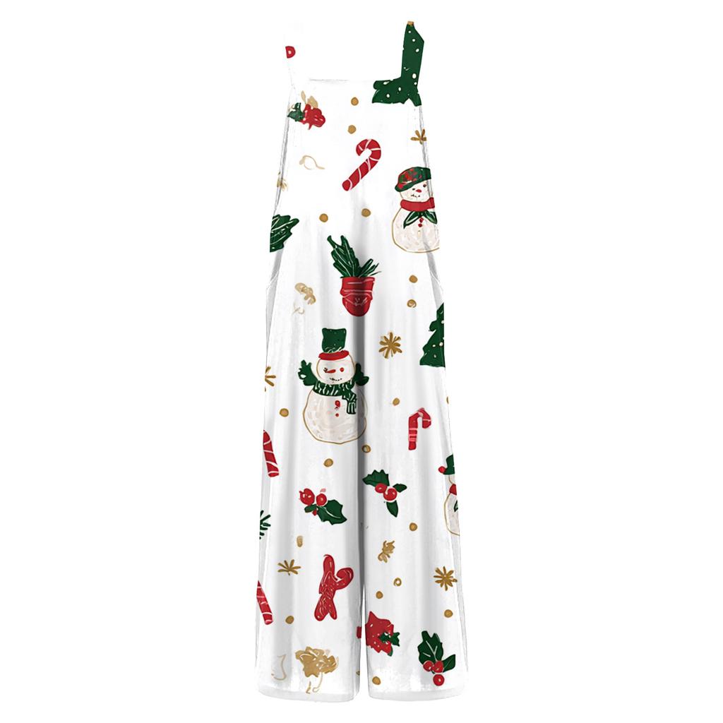 Women's Jumpsuit Printed Casual Loose Jumpsuit