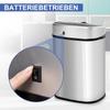 Stainless Steel Kitchen Sensor Dustbin Automatic Touchless Rubbish Garbage Waste Bin 48L Silver