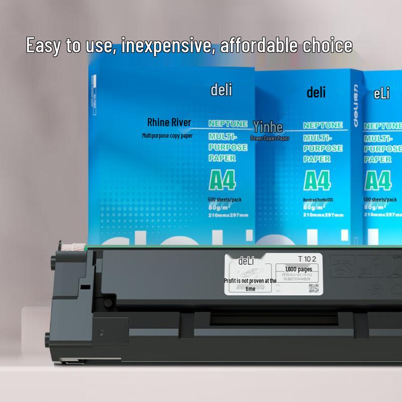Deli T102 Black Compatible Laser Toner Cartridge