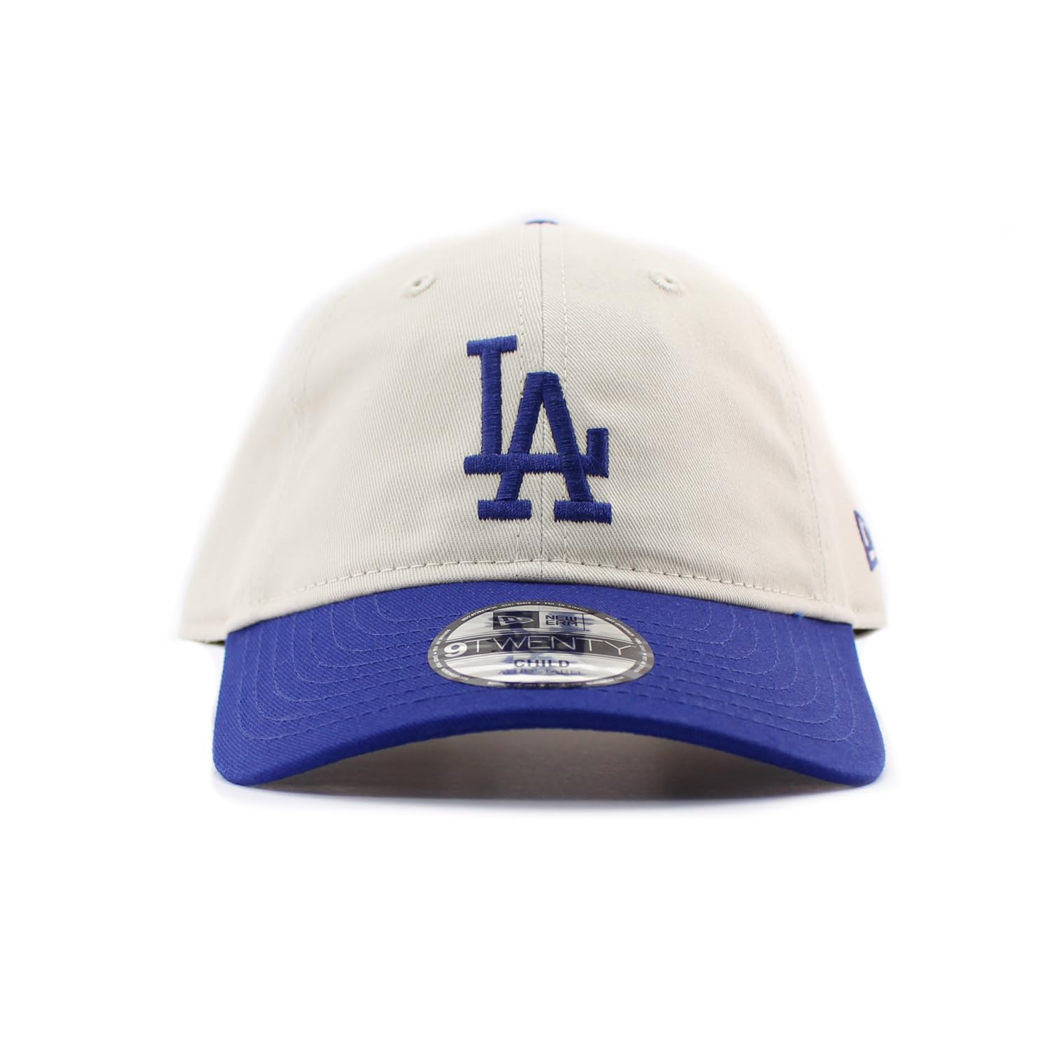 

[New Era] 9TWENTY Детская двухцветная кепка с ремешком Los Angeles Dodgers Камень-Королевский синий