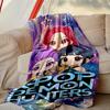 [1pc Kpop Demon Hunters Blanket] All-Season Blanket - Cozy Blanket for Sofa Couch Home Decoration, Digital Printed Nap Blanket
