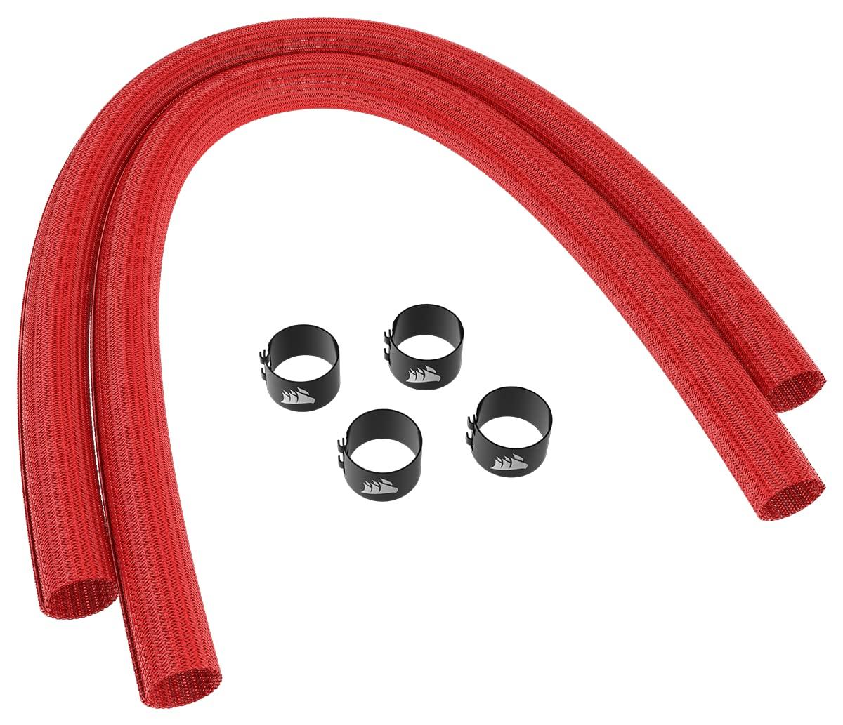 

CORSAIR AIO Tube Cover Sleeve Kit for CPU Cooler 400mm Red - - CT-9010014-WW