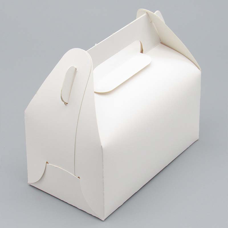 WTEMPO Clear Window Gift Handle Boxes Party Favor Decor Treat Boxes DIY Graffitable Foldable Paper Packaging Boxes for Storing/Gifting Delicate Items