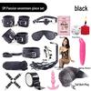 Kit Erotic SM pentru Adulți: Mască de ochi, Zăbală, Bici de piele și Corzi de legare