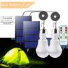USB/Solar Charging Emergency LED Solar Bulb Sunlight Powered Lamps Waterproof Hanging Portable Bulb for Garden Hiking Camping
