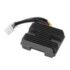 12V Motorcycle Voltage Regulator Rectifier 6?Line 2 Plug Aluminum Alloy for ATV250 300 CF250