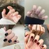 288 Stück Runde Falsche Nägel French Nail Tips Abnehmbare Fake Nails für DIY