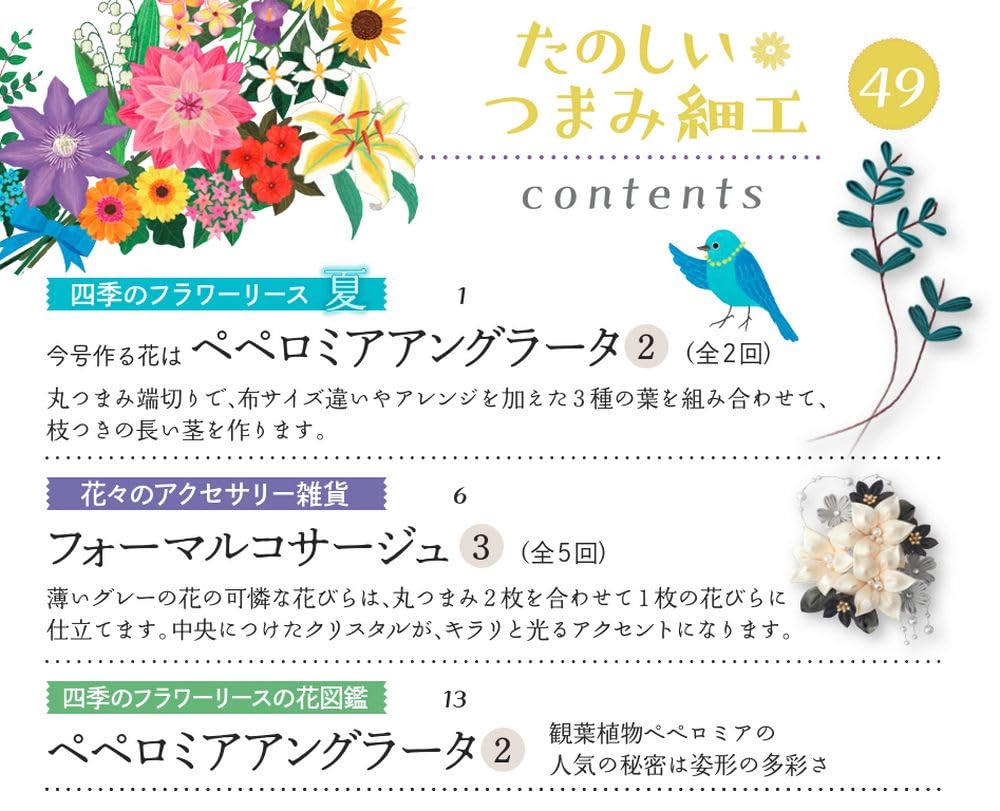 Fun Tsumami Zaiku 49 No. [Encyclopedia] (with kit)