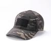 Jarní maskáčová baseballová čepice - Taktická vojenská snapback s Velcro panelem Unisex Prodyšná sluneční čepice Venkovní UV ochrana