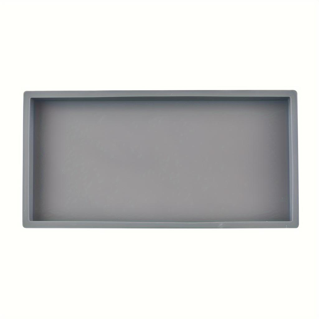 1 Pack Bathroom Tray Soft Silicone Jewelry Tray Dressing Table Decorative Bathroom Tray Organizer Suitable for Dressing Tables