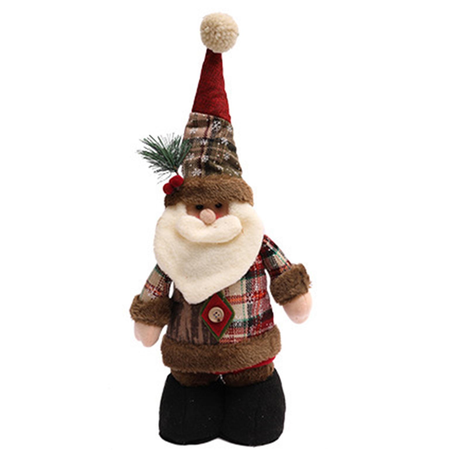 

Telescopic Christmas Doll W/ Telescopic Legs Snowman Elk Doll Ornaments Christmas Telescopic Doll for Festive Home Decor