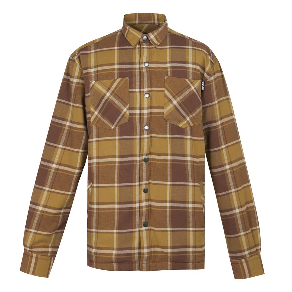Regatta Mens Thamos Checked Long-Sleeved Shirt