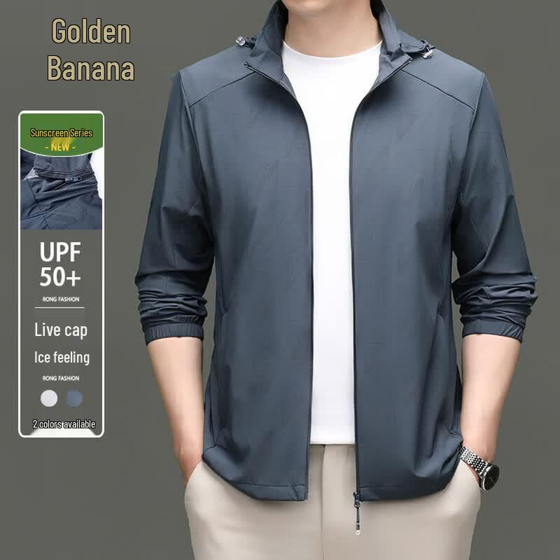 Men s Golden Chrysanthemum Summer UV Protective Wear XL