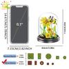 Moc Flower Potted  Micro Building Block Succulent Bouquet Mini 3D Diamond Model Brick Diy Toy For Children Desk Decor.