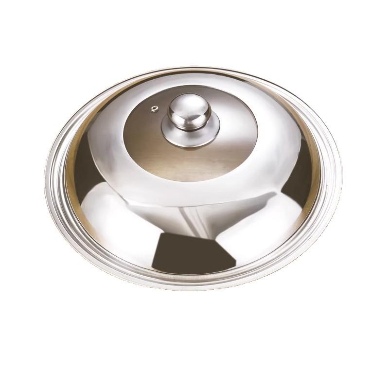 Newcomer Exclusive: Universal Transparent Stainless Steel Wok Lid