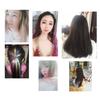 Synthetic Hair Extension Kit Glitter Hair Strands With Secure Clips Natural Shine PET For Long Lasting Wear