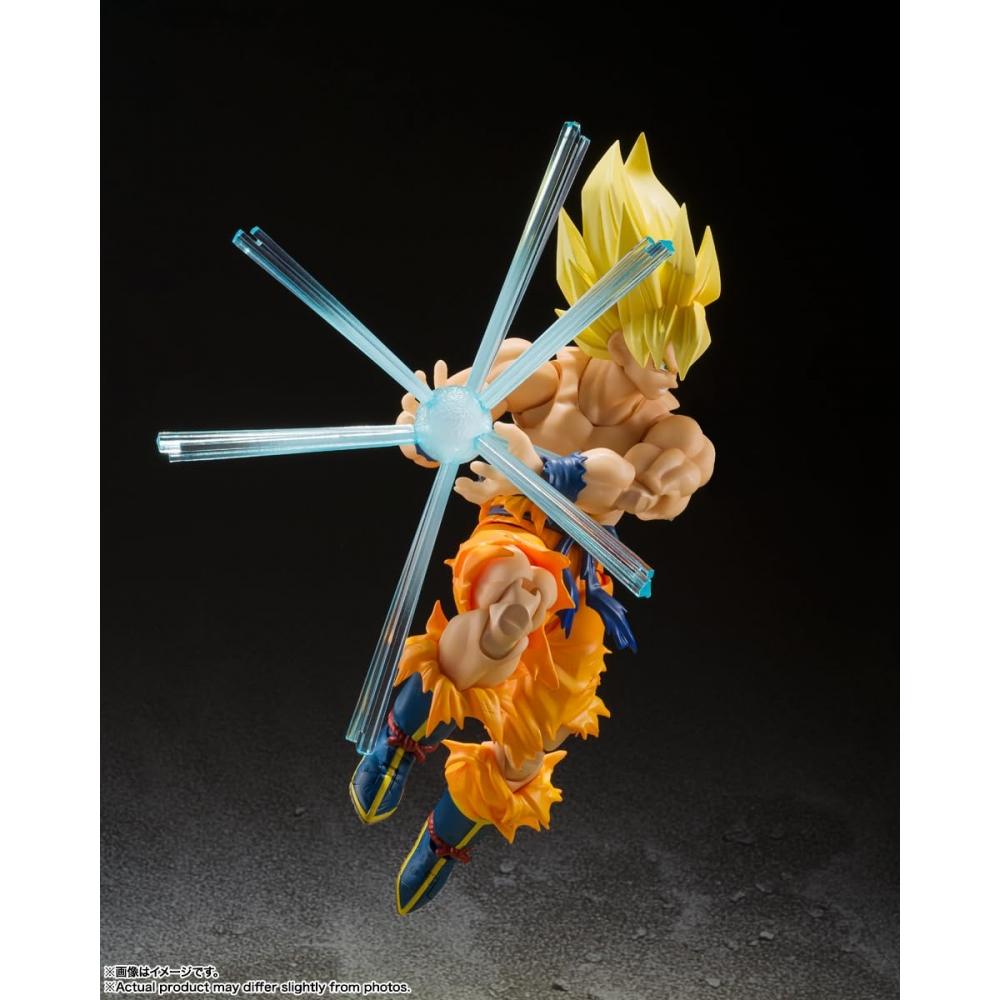 Bandai SPIRITS SHFiguarts Dragon Ball Super Saiyan Son Goku -Legendarisk Super Saiyan- Omtrent 145 mm ABS & PVC malt bevegelig figur