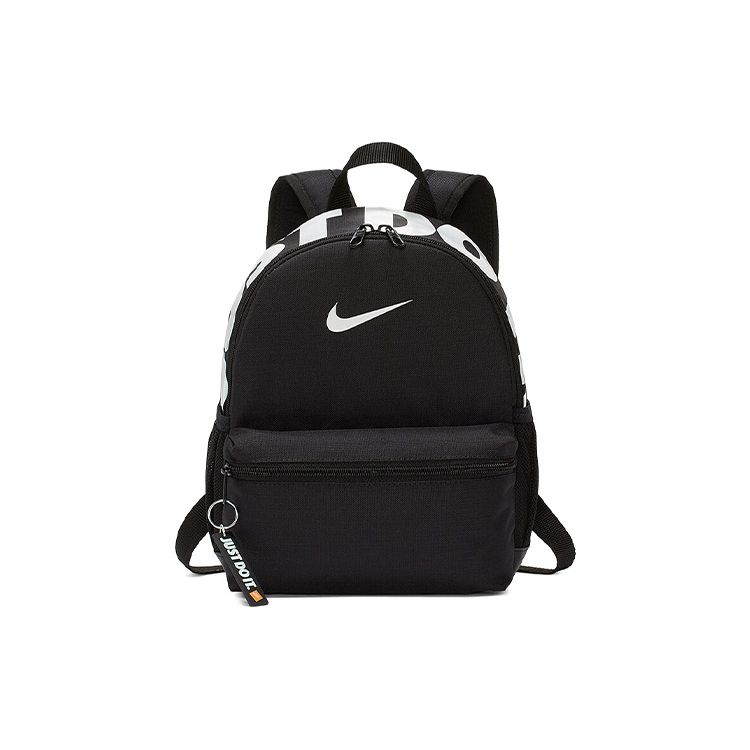 Nike Brasilia Sports Casual Logo Print Polyester Mini Backpack Women backpacks Black BA5559-013 Mini