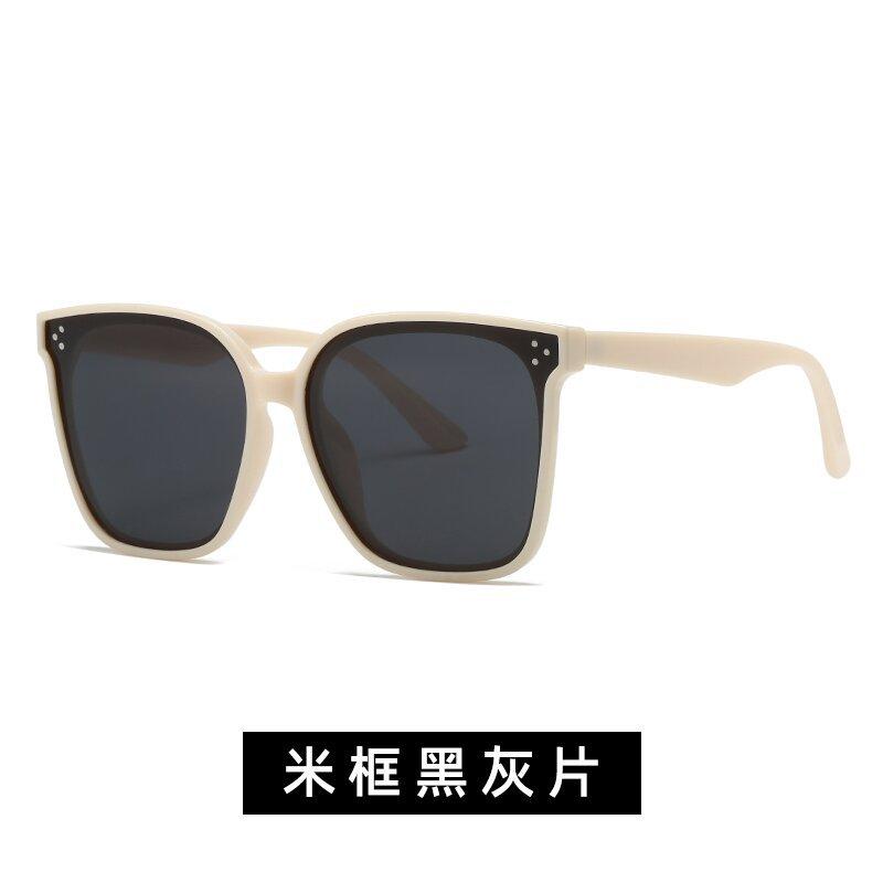 Metal Hinge Tac Polarized Gm Sunglasses Women'S High-End Feeling Driving Sun Protection Uv Protection Big Face Thin Moisture