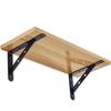 Suportes de Prateleira Estáveis para Cozinha, Quarto, Sala de Estar, Suportes de Parede para Prateleira de Cozinha, Triângulo Espessado de Ângulo Reto de Metal, 2 Peças