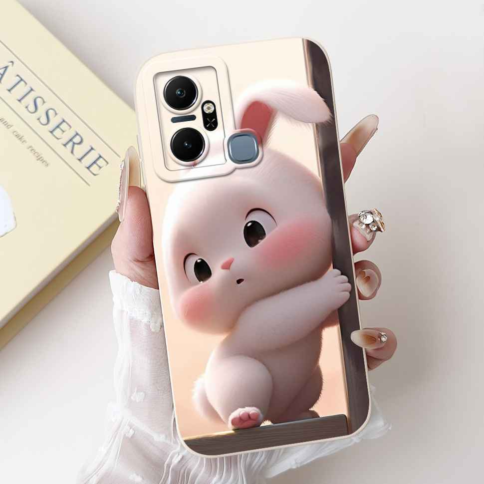 For Infinix Smart 6 Plus X6823C Case Luxury Floral Fashion Soft Silicone Cover For Infinix Smart 6Plus X6823 6.6" Phone Case