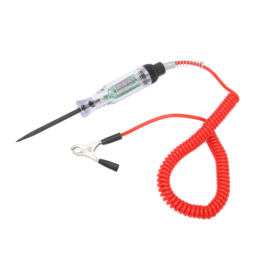 Car Electric Circuit Tester DC3‑36V Range Insulation Protection Flexible Cable Durable for Automotive