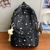 Schoolbag1011 new schoolbag female junior high school high school student large capacity star printing backpack female college student computer bag 