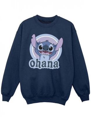 Girls Lilo And Stitch Ohana Circle Sweatshirt