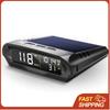 Car Wireless Headup Display Solar GPS Digital Speedometer with LCD Screen Overspeed Alarm KMH/MPH Time/Altitude/Temperature/Spee