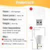 1/5pcs Usb Plug Night Light Mini Led Lamp Computer Mobile Power Charging Reading Eye Protection Light Usb Charging Light Bulb
