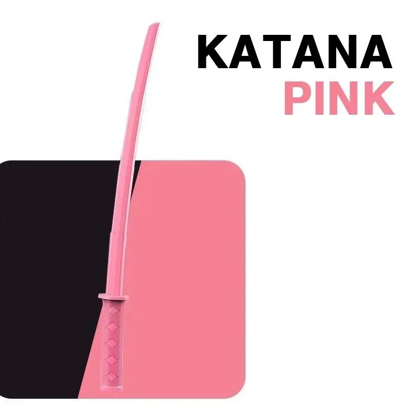 

3D Printed Retractable Katana Gravity Real Size Japanese Samurai Sword Realistic Plastic Sword Cosplay Accessory Photobooth Prop