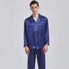Men's Long Sleeve Silk Pajama Set - Summer Mulberry Silk Homewear 1188