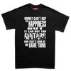 Mens Money Can't Buy Happiness But It Can Buy Guitars T-Shirt Tee Top T-Shirt