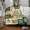 Educationthemed Home Blanket Customize Your Names Comfortable Soft Lightweight Allseason Multipurpose Blanket For Picnics Sofas Offices Beds Living